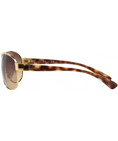 Sunglasses - RB3386 / Frame: Gold Lens: Brown Gradient (63mm) $78.89 Aviator