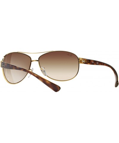 Sunglasses - RB3386 / Frame: Gold Lens: Brown Gradient (63mm) $78.89 Aviator