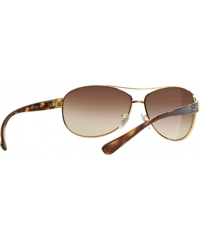 Sunglasses - RB3386 / Frame: Gold Lens: Brown Gradient (63mm) $78.89 Aviator