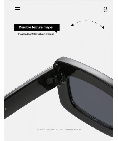 Square Beach Small Frame Fashion Men's and Women's Sunglasses (Color : F, Size : 1) 1 C $15.55 Designer