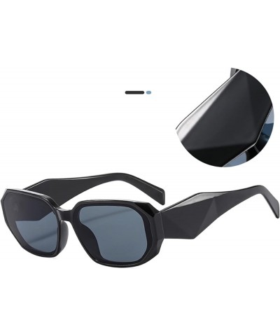 Fashion Square Diamond-Shaped Men and Women Sunglasses Outdoor Vacation Party Photo Sunglasses (Color : E, Size : 1) 1A $14.1...