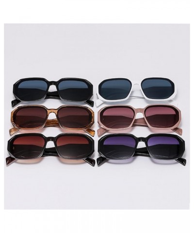 Fashion Square Diamond-Shaped Men and Women Sunglasses Outdoor Vacation Party Photo Sunglasses (Color : E, Size : 1) 1A $14.1...