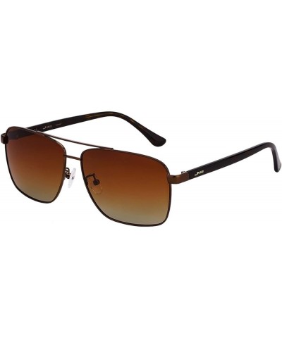 Sunglasses for men Polarized Metal Square Shape UV Protection Glasses for Outdoor Casual Shades s9870. Brown $25.95 Square