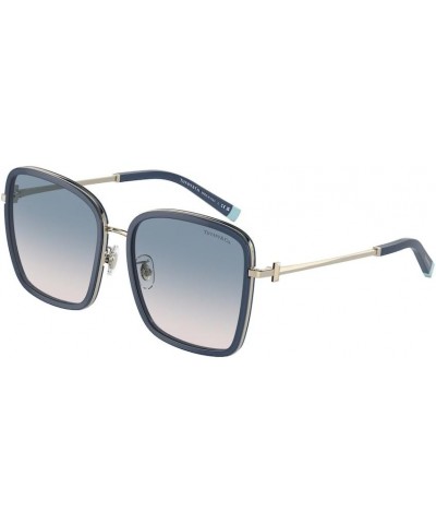 Sunglasses Tiffany TF 3087 D 616916 Opal Blue Light Brown Gradient $62.07 Designer