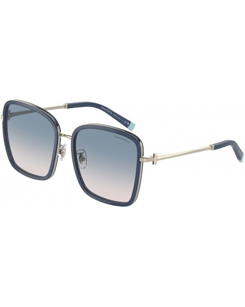 Sunglasses Tiffany TF 3087 D 616916 Opal Blue Light Brown Gradient $62.07 Designer