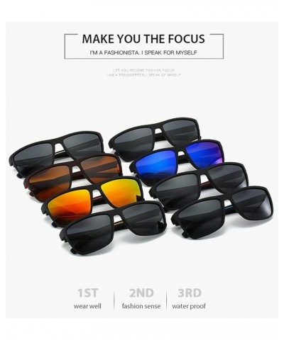 Sports Polarized Men's Sunglasses Elastic Driving Fishing Sunglasses (Color : D, Size : 1) 1 C $14.58 Designer