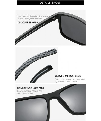 Sports Polarized Men's Sunglasses Elastic Driving Fishing Sunglasses (Color : D, Size : 1) 1 C $14.58 Designer