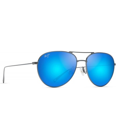 Men's and Women's Walaka Polarized Aviator Sunglasses Dove Grey/Blue Hawaii Polarized $97.28 Aviator