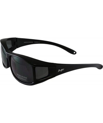 Sideshow Over The Glasses Sunglasses Black Frame Smoke Lens Microfiber Pouch $9.00 Designer