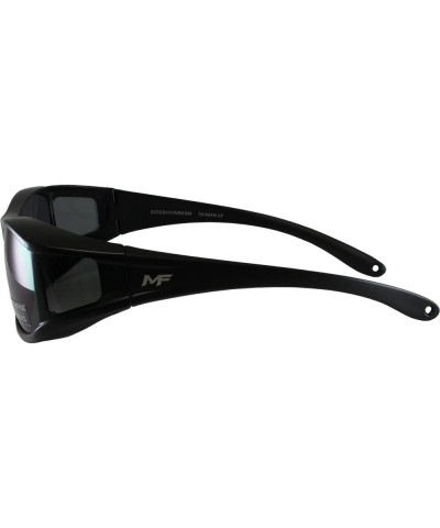 Sideshow Over The Glasses Sunglasses Black Frame Smoke Lens Microfiber Pouch $9.00 Designer