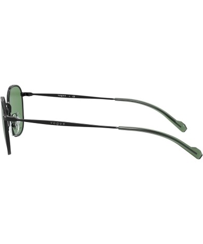 Men's Vo4173s Square Sunglasses Black/Green $12.56 Square