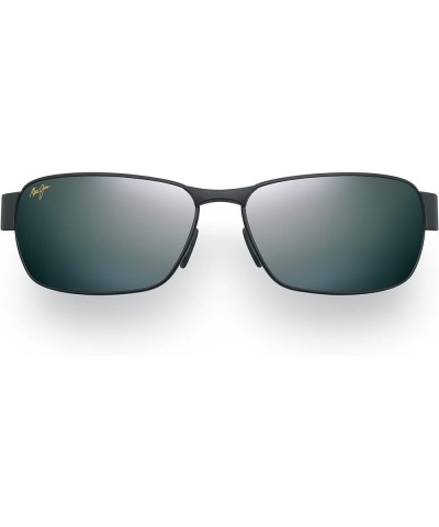 Men's and Women's Black Coral Polarized Rectangular Sunglasses Matte Black/Neutral Grey Polarized $110.16 Rectangular