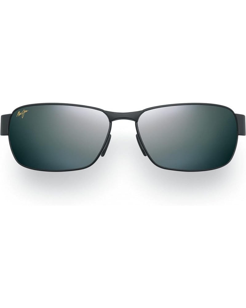 Men's and Women's Black Coral Polarized Rectangular Sunglasses Matte Black/Neutral Grey Polarized $110.16 Rectangular