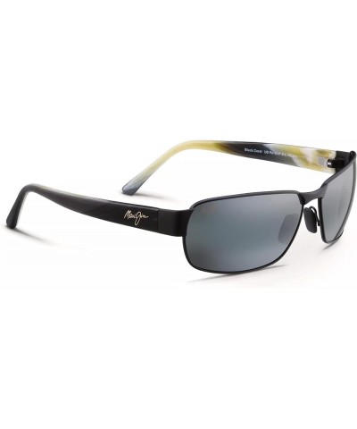 Men's and Women's Black Coral Polarized Rectangular Sunglasses Matte Black/Neutral Grey Polarized $110.16 Rectangular