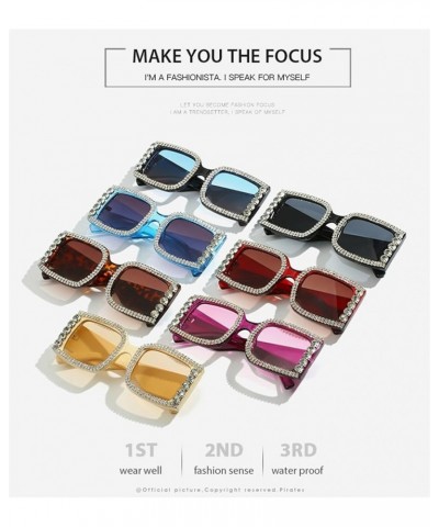 Trend Women Large Frame Square UV400 Sunglasses Gift Commuter Sports Driving Sunglasses Gift G $19.76 Oversized