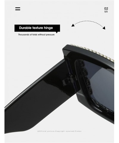 Trend Women Large Frame Square UV400 Sunglasses Gift Commuter Sports Driving Sunglasses Gift G $19.76 Oversized