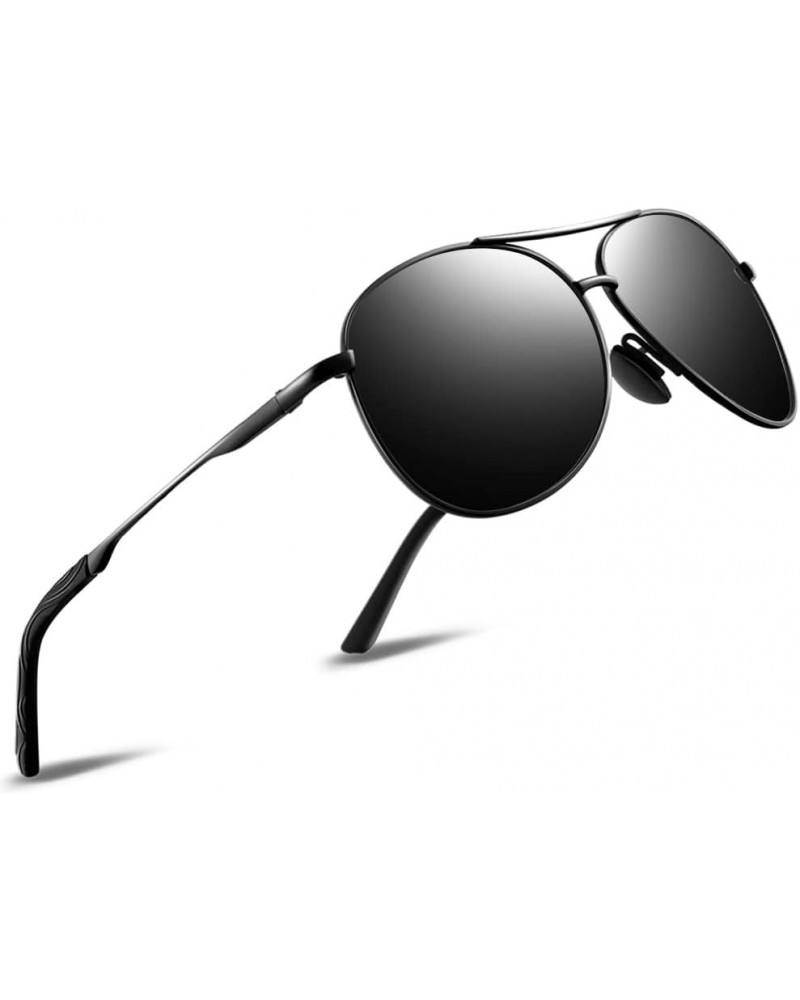 Polarized Womens Aviator Sunglasses Men Glasses for Fishing Sun Glasses Dark Black $8.69 Aviator