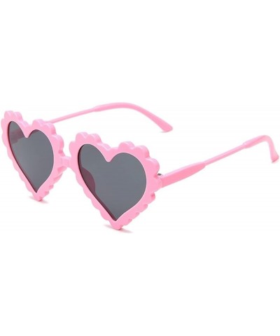 Fashion Sunglasses Heart Shaped UV400 Sun Glassese Outdoor Beach Wave Edge Versatile Cartoon Eyewear (Color : 0-10 Years Old,...