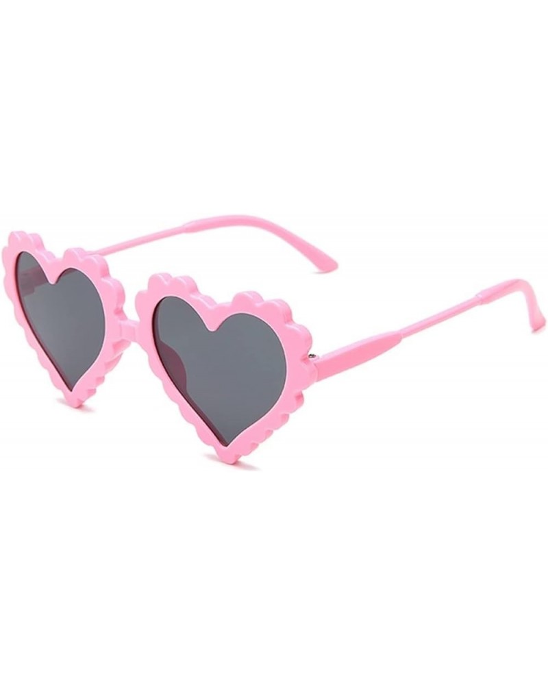 Fashion Sunglasses Heart Shaped UV400 Sun Glassese Outdoor Beach Wave Edge Versatile Cartoon Eyewear (Color : 0-10 Years Old,...