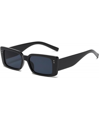 Square Men's And Women's Sunglasses Outdoor Vacation Trendy Sunglasses Gift A $12.93 Designer