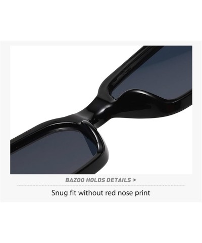 Square Men's And Women's Sunglasses Outdoor Vacation Trendy Sunglasses Gift A $12.93 Designer