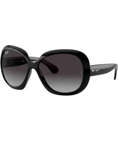 Women's RB4098 Jackie Ohh Ii Butterfly Sunglasses Black/Light Grey Gradient Dark Grey $61.09 Aviator