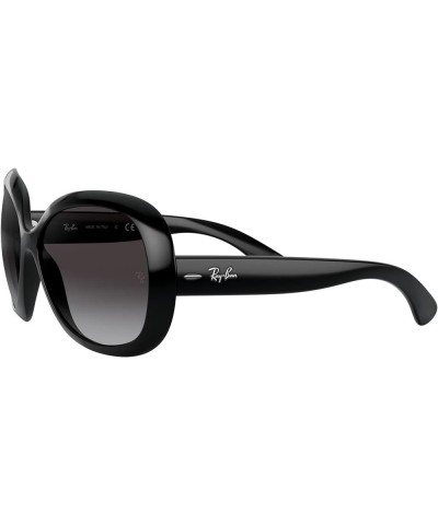 Women's RB4098 Jackie Ohh Ii Butterfly Sunglasses Black/Light Grey Gradient Dark Grey $61.09 Aviator