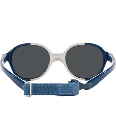 Women's Vj2012 Round Sunglasses Blue on Rubber Cream/Dark Grey $13.18 Round