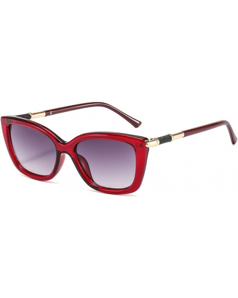 Square Metal Street Shot Men and Women Sunglasses Internet Celebrity (Color : D, Size : Medium) Medium A $13.87 Designer