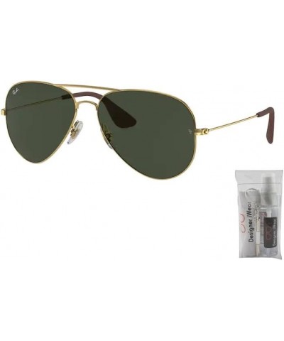 RB3558 Pilot Sunglasses for Men for Women + BUNDLE With Designer iWear Eyewear Kit Arista / Dark Green $58.14 Aviator