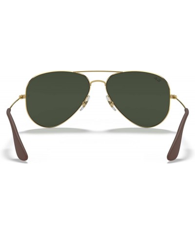 RB3558 Pilot Sunglasses for Men for Women + BUNDLE With Designer iWear Eyewear Kit Arista / Dark Green $58.14 Aviator