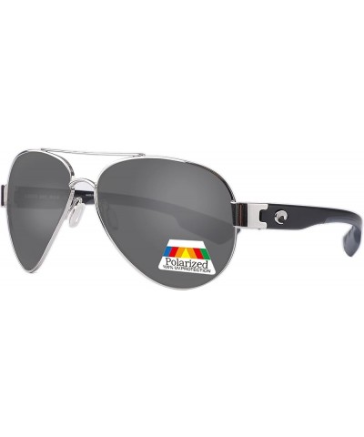 Replacement Lenses for Costa Del Mar South Point Sunglasses POLARIZED Black + Silver $25.96 Designer