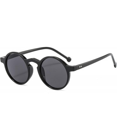 Round Frame Fashion Men and Women Outdoor Vacation Sunglasses (Color : 3, Size : 1) 1 1 $13.08 Designer