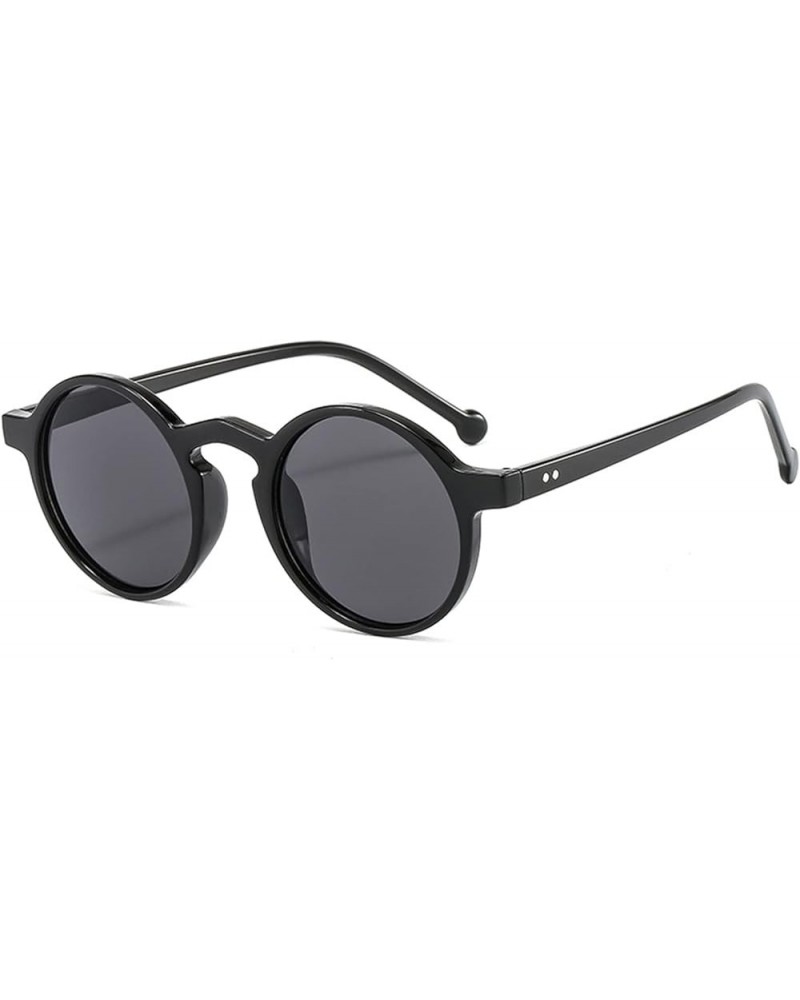 Round Frame Fashion Men and Women Outdoor Vacation Sunglasses (Color : 3, Size : 1) 1 1 $13.08 Designer