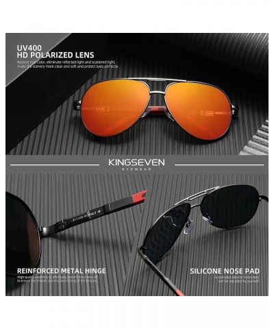 Men Vintage Aluminum Polarized Sunglasses Classic Brand Sun glasses Coating Lens Driving Eyewear For Men/Women Silver Red $13...