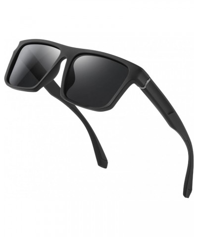 Rectangular Polarized Sports Sunglasses for Men and Women with UV Protection $8.99 Sport