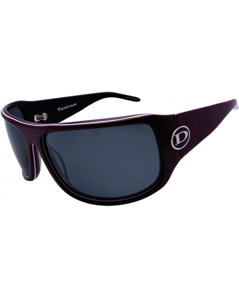 Eyewear Women Sunglasses (TANTRUM, burgundy white black/smoke lens, one color) $49.35 Designer