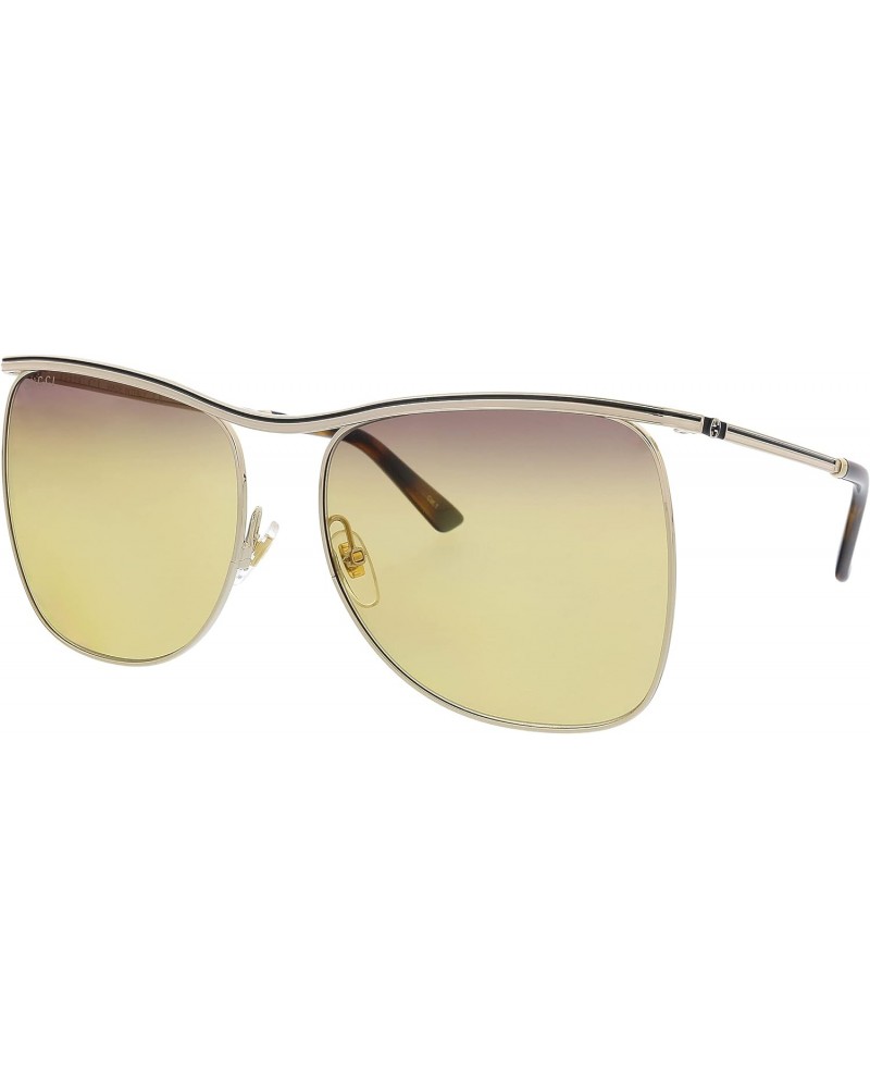 Yellow Gradient Square Ladies Sunglasses GG0820S-003 63 $105.35 Square