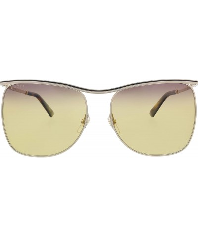 Yellow Gradient Square Ladies Sunglasses GG0820S-003 63 $105.35 Square