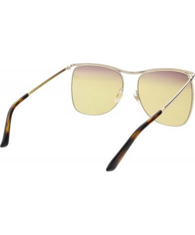 Yellow Gradient Square Ladies Sunglasses GG0820S-003 63 $105.35 Square