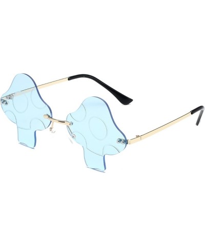 Rimless Men's Funny Sunglasses, Prom Party Glasses (Color : F, Size : Medium) Medium A $16.60 Rimless