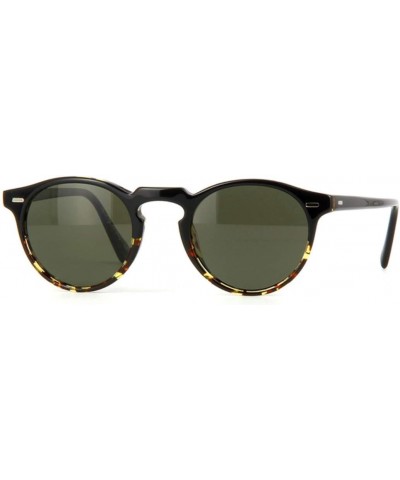 OV5217S 1178P1 Sun Black/Tortoise Gregory Peck Sun Round Sungl, Black Tortoise ,Medium $84.32 Round