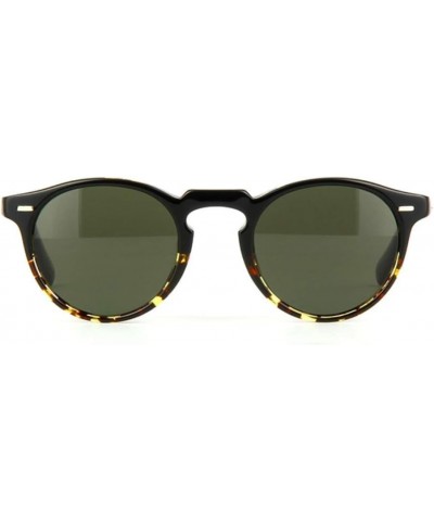 OV5217S 1178P1 Sun Black/Tortoise Gregory Peck Sun Round Sungl, Black Tortoise ,Medium $84.32 Round