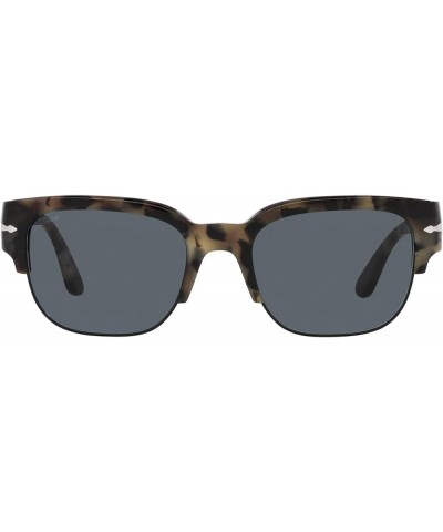 Po3319s Square Sunglasses Brown Tortoise/Blue $203.72 Square