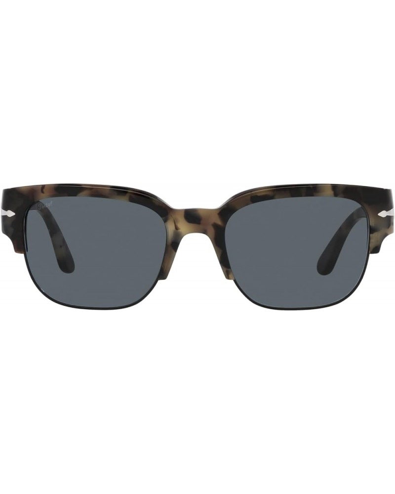 Po3319s Square Sunglasses Brown Tortoise/Blue $203.72 Square