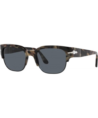 Po3319s Square Sunglasses Brown Tortoise/Blue $203.72 Square