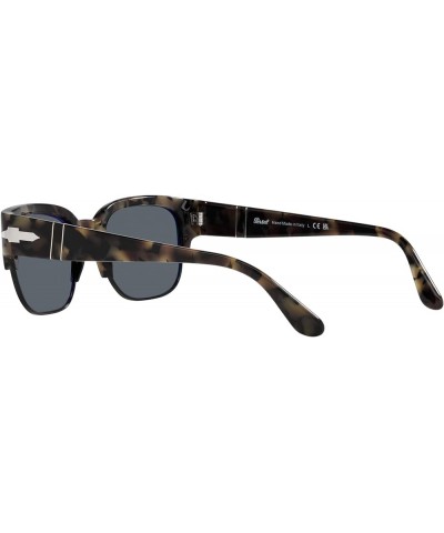 Po3319s Square Sunglasses Brown Tortoise/Blue $203.72 Square