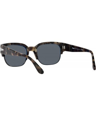 Po3319s Square Sunglasses Brown Tortoise/Blue $203.72 Square