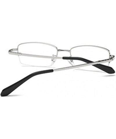 Nearsighted Myopia Glasses Reading Business Eyeglasses Prescription Eyewear Frames Eg003/Silver Non-Prescription $14.24 Recta...