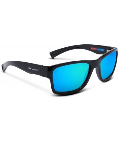 Ballyhoo - Polarized Mineral Glass Fishing Sunglasses Black - Blue $79.56 Designer